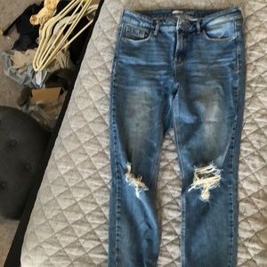 Old Navy High Rise Power Straight Jeans 6
